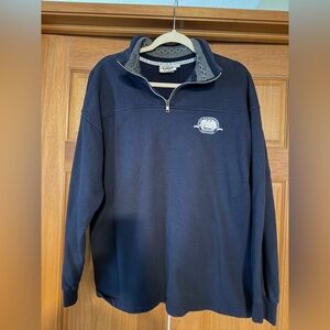 Men's Navy Quarter-Zip Sweater